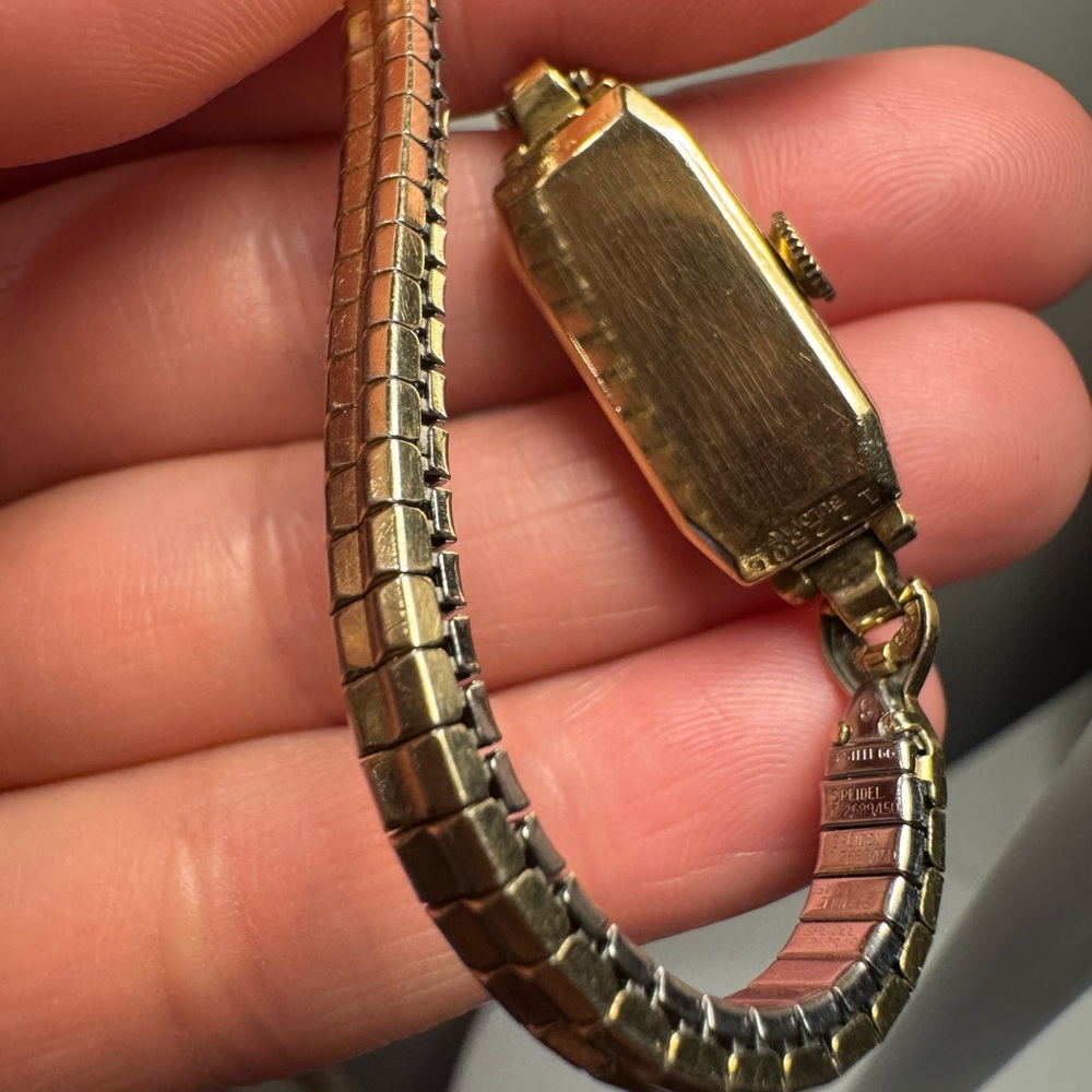 Bulova Gold and Silver Vintage Style Watch - Picture 3 of 3